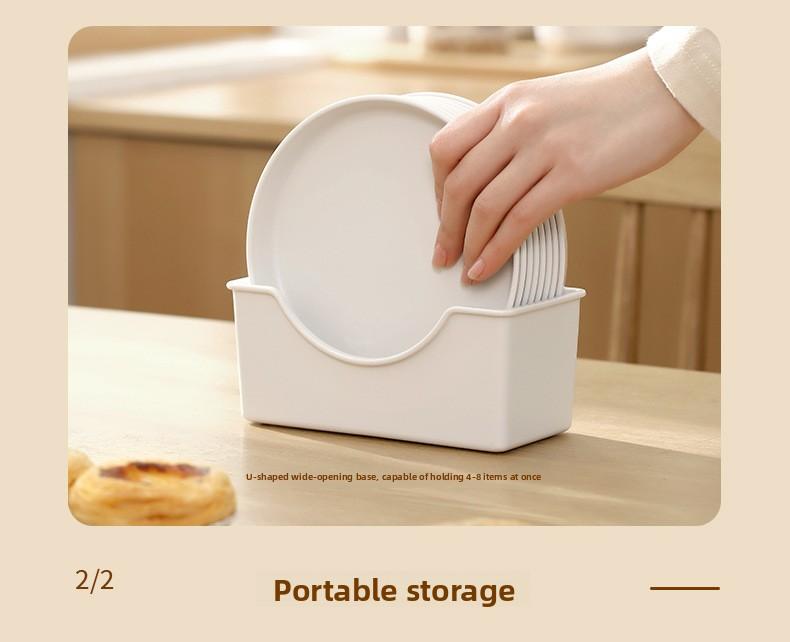 FaSoLa Japanese-style bone dish for home use, a waste dish for bones, plastic snack tray