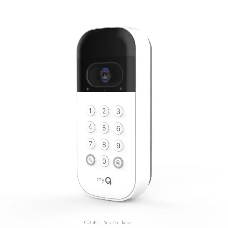 Smart Garage Door Video Keypad with Camera, Customizable Codes, and Easy Access to Garage via App, See & Control your Garage from anywhere.CC46BoltNestHardware