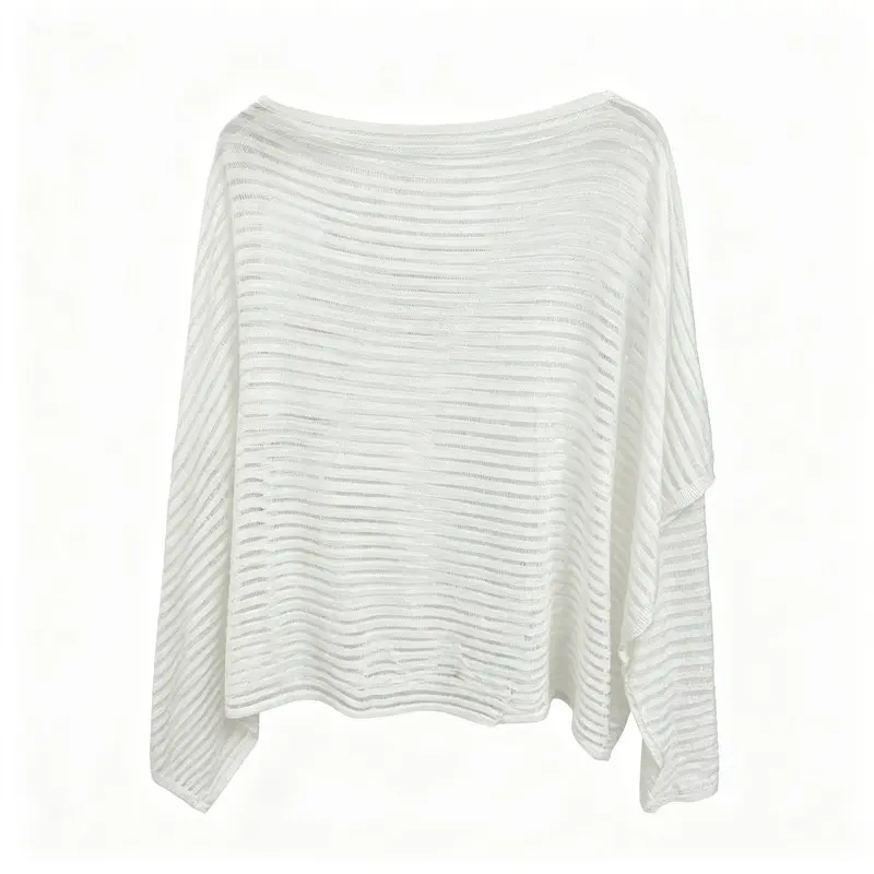 Women's Sheer Hollow Knit Poncho Cape, Asymmetric Off-Shoulder Top for Summer Beach Wear, Lightweight Pull On Sun Protection for Outdoors Outfits, Cover Up, Party, Outfits Inspo, Free Size, Asymmetric Cape, Silk Acrylic