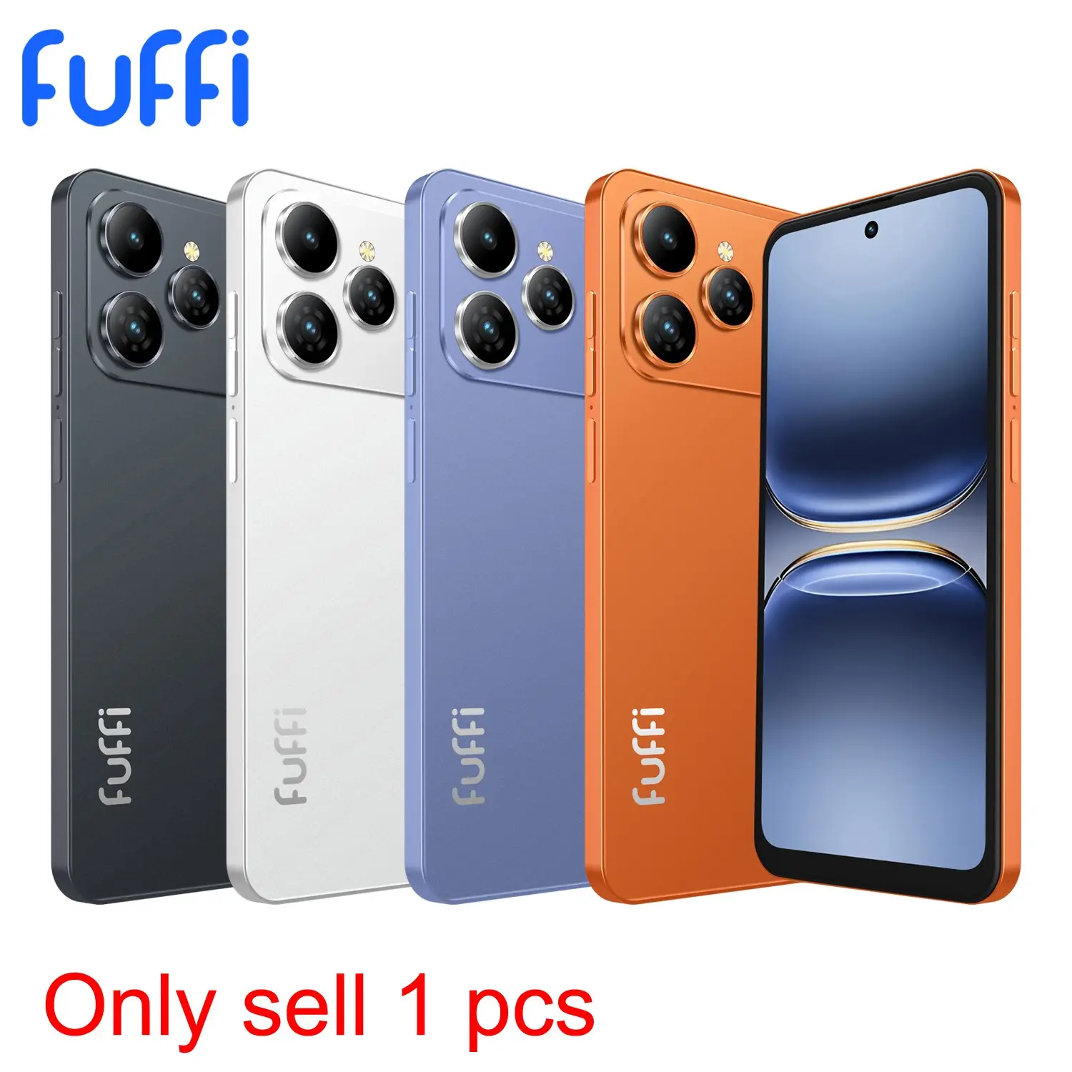 Fuffi Smartphone 6.56 Inches, 3gb RAM 32GB Storage, Quad-Core Processor, Android 10 Os, Dual Sim Card Slot, 3100mah Battery, Type-C Charging