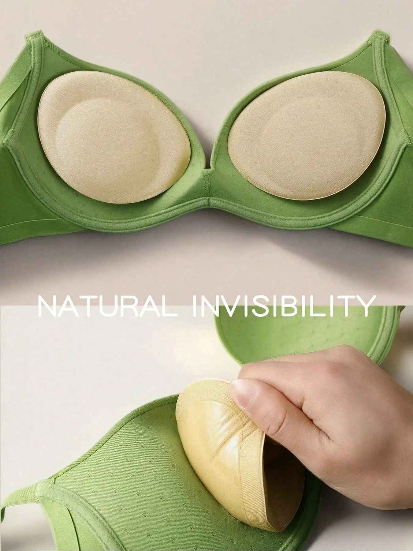 Women’s Removable Bra Pads, Soft Cup Inserts for Bras and Swimwear, Lightweight Invisible Replacement Padding, Smooth Natural Fit for Sports Bras, Bikini Tops, Bralettes and Daily Wear