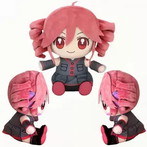 Anime Kasane Teto Cosplay Doll Kawaii Plush Stuffed Doll Ornament Christmas Gifts Anime Merchandise Kid Birthday Gift Home Decor