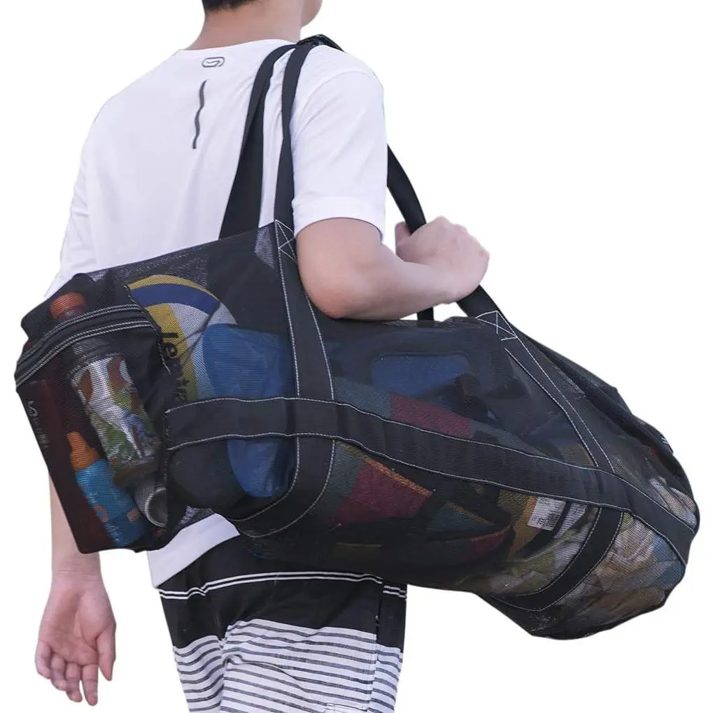 Mesh Duffle Bag for Baby & Maternity Scuba Dive Gear, Extra Large Snorkeling Equipment Carry Bag, Ideal for Beach Kayak Spearfishing, No Warning Applicable, Snorkels, Free Diving