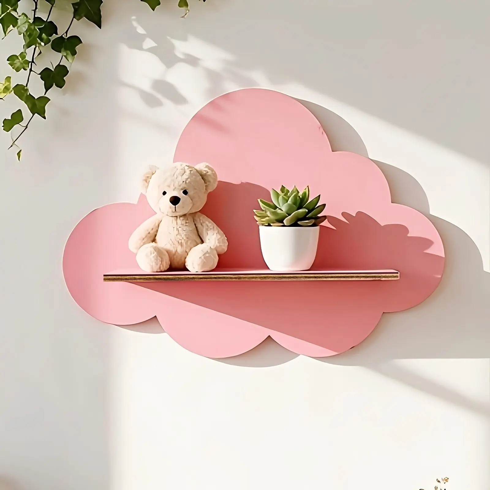 Nordic Style Wall Shelf, Wooden Wall Mounted Storage Rack, Living Room Decor, Kitchen Organizer, Floating Shelves, Creative Home Decor