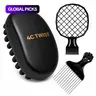 4C Twist Hair Sponge Brush Set with Metal Afro Pick Comb & Mesh Styling Comb, Curl Coil Sponge for Afro Textured Hair, Locs, Dreads & Waves, Lightweight Design Barber Styling Kit for Daily Hair Grooming #GLOBAL PICKS