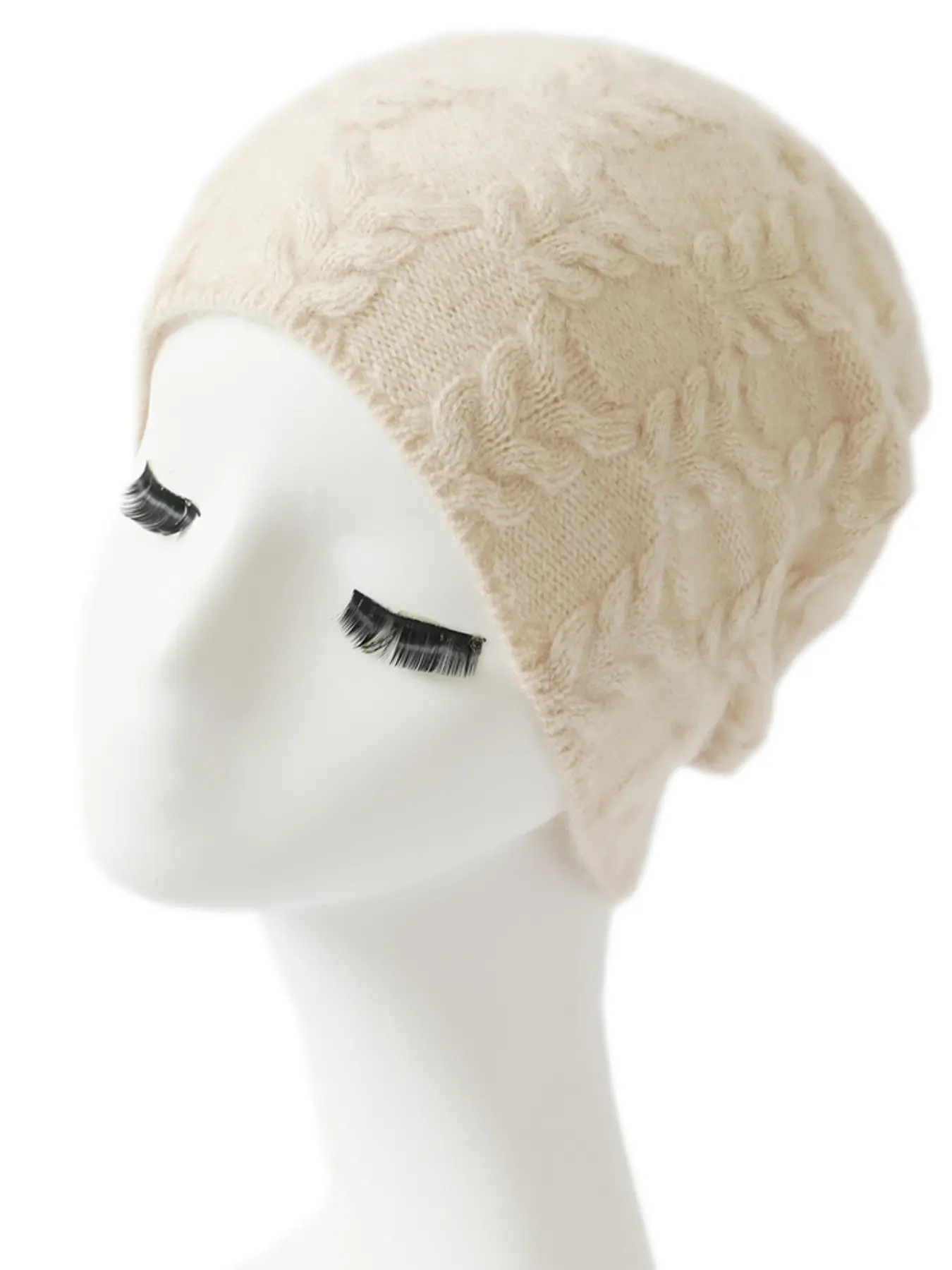 Luxurious Cashmere Hat, Lightweight and Versatile, Thickened Winter Wear, Elegant Knitted Design, Perfect for Cold Weather
