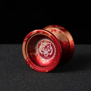 YOYO Tiger Colorful Yo-Yo CNC Fancy Competition Alloy Yo-Yo with 10 Free Strings