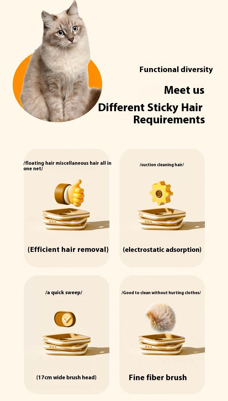 Pet Hair Remover Roller |   Two-Way Self-Collecting |   Washable Reusable |   Self-Contained Fur Storage |   Dog Cat Fur Lint Cleaner for Clothes Furniture Couch Carpet Car Seat |   TikTok Viral Pet Cleaning Must-Have |   Multi-Surface Fur Removal Tool