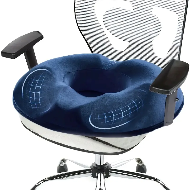 Medical hemorrhoid seat cushion, anti pressure ulcer seat cushion, buttock memory cotton, breathable, postoperative wheelchair care for pregnant women, air cushion ring