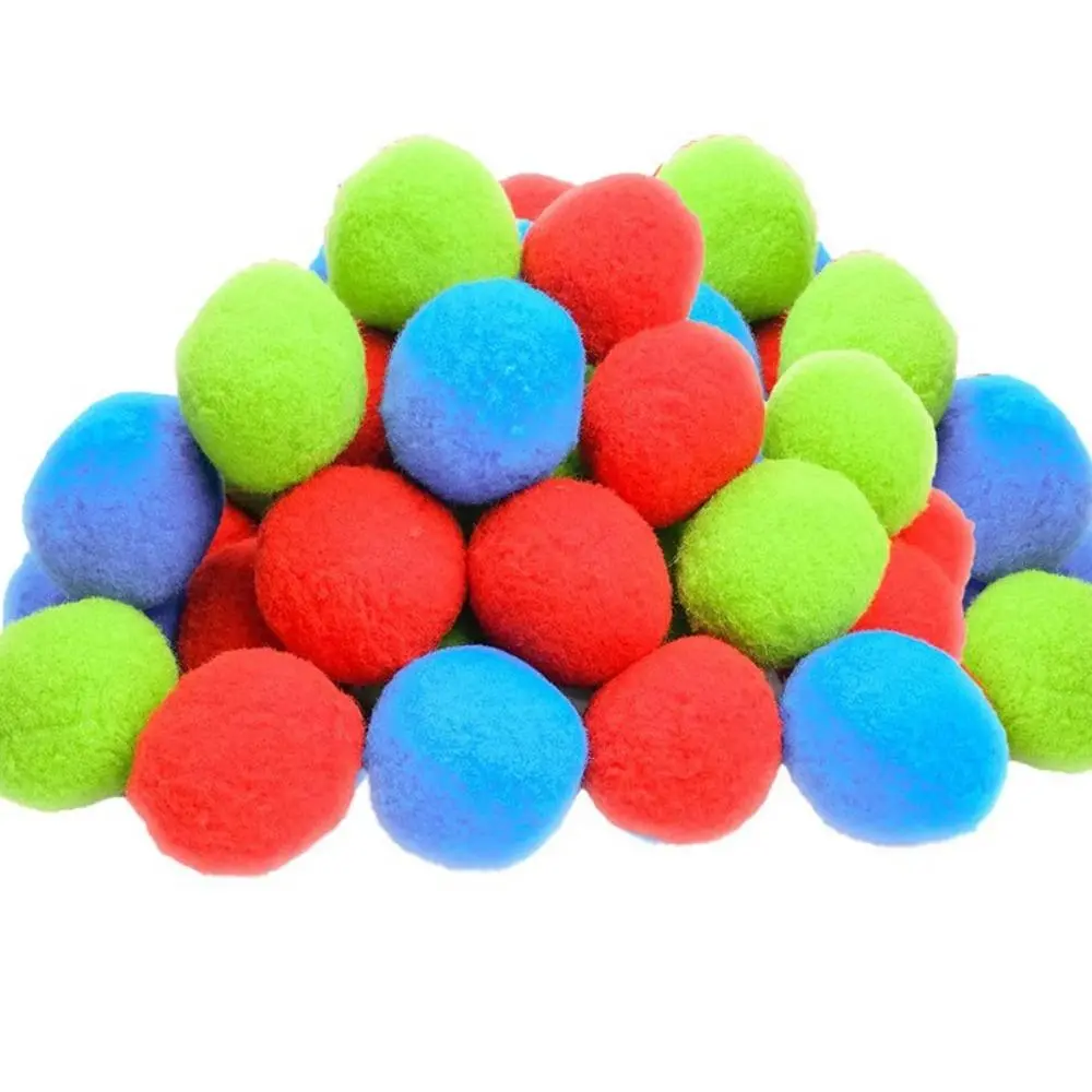 Reusable Eco-Friendly Water Balloon Pack (20-Pack, 3-Color Mixed, 5cm) - Leakproof Outdoor Water Fight Toys, Pool & Beach Party Supplies with Storage Pouch, Reusable Water Balloons, Pool Party