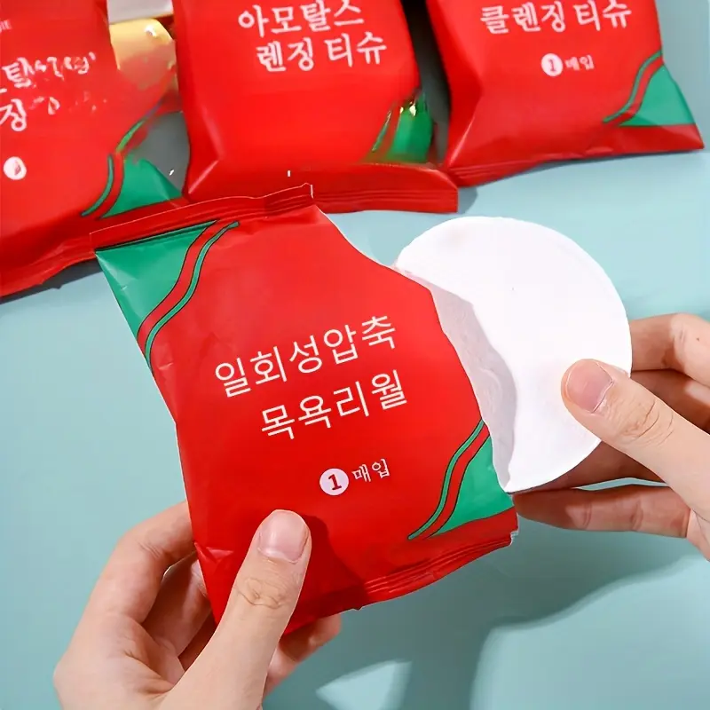 10/20/40Pcs Oversized Thickened Compressed Disposable Towels Portable Individually Packed Water Expandable Soft Bath Cloth Hygienic Single Use Towel Perfect For Business Trip Beach Hiking Vacation Outdoor Use