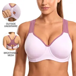 HSIA ComfyArc Hybrid Sports Bra - Activewear, Workout Bra for Plussize Women, Soft Support, Non-Padded, Unlined, Full Coverage, Wide Strap, Outside Underwire, Everyday Womenswear Fitness Clothes#summerwins