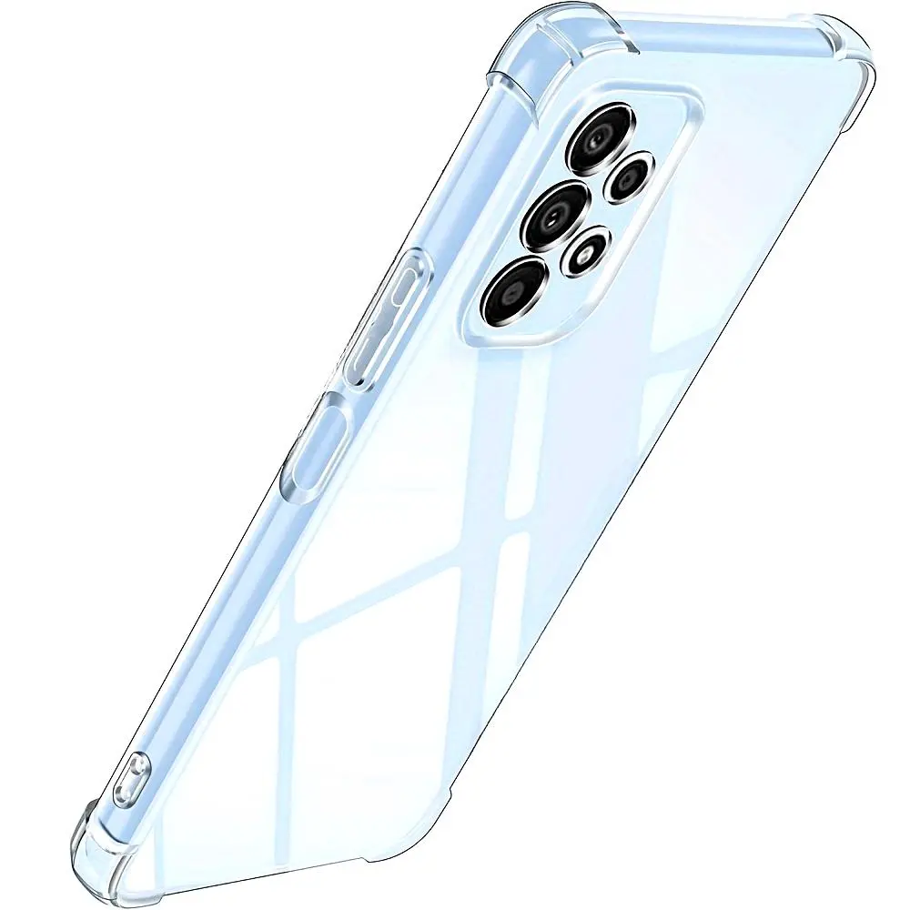 Ultra-Clear Silicone Case for Samsung Galaxy A23, A33, A53, A73, A12, A41, A51, A13, A22, A32, A52, A72, A14, A34, A54 Shockproof, Transparent, and Durable Protection Back Cover