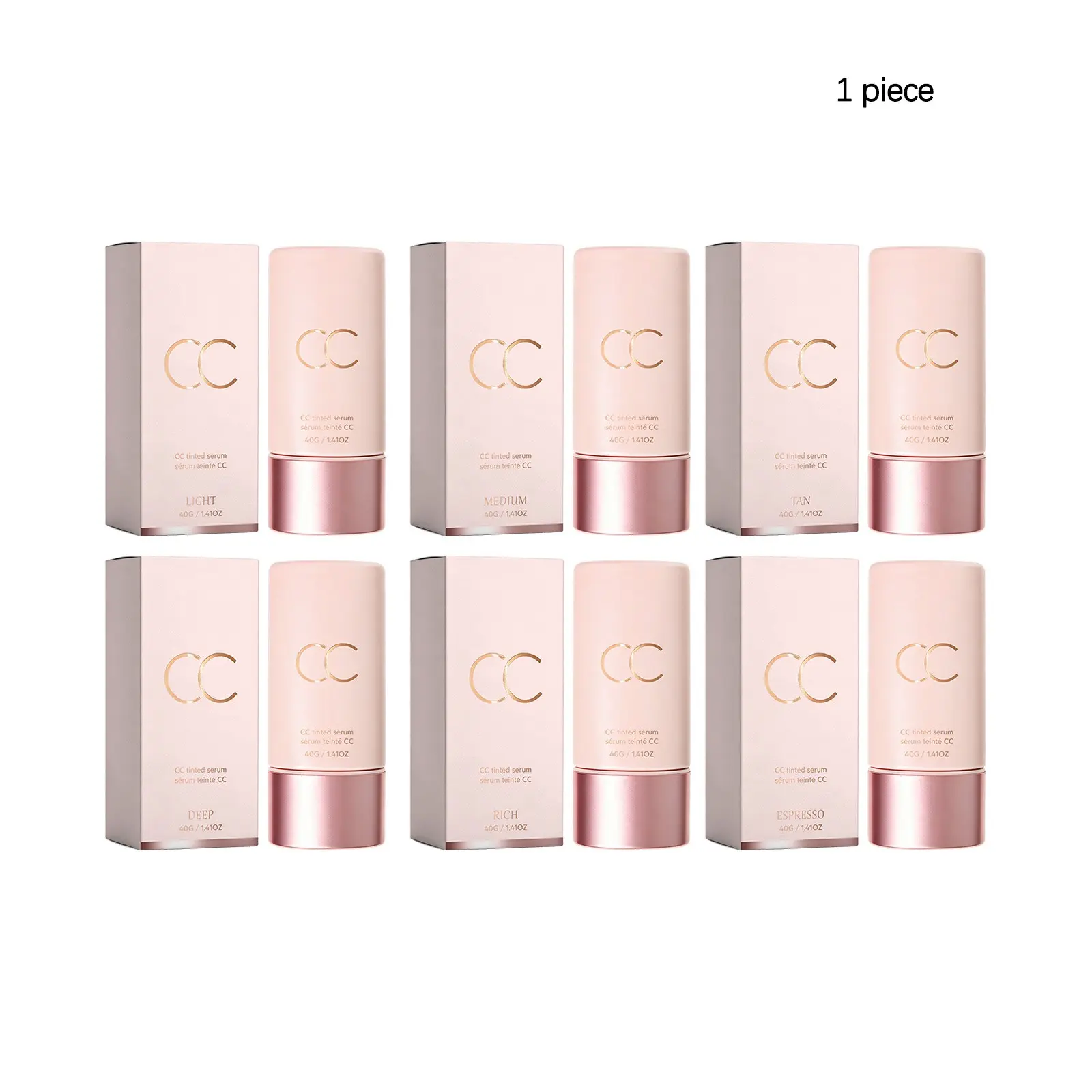 CC Foundation Cream Series (40g), Lightweight Formula, Natural Finish, Easy Application, Smooths Skin Tone, Ideal for Daily Use