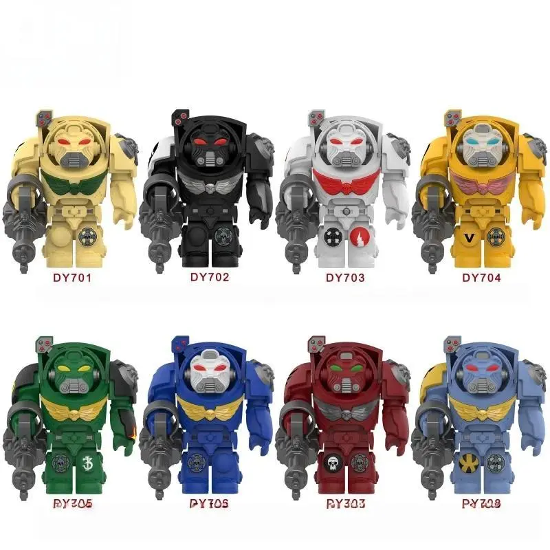 Knights Blood War Angels Black Hammer Templars War Soldiers Minifigures with Hammers, DIY Building Blocks Bricks, Kids’ Action Figure Toys, Kids DIY Projects Gifts, Diy Toys Gifts