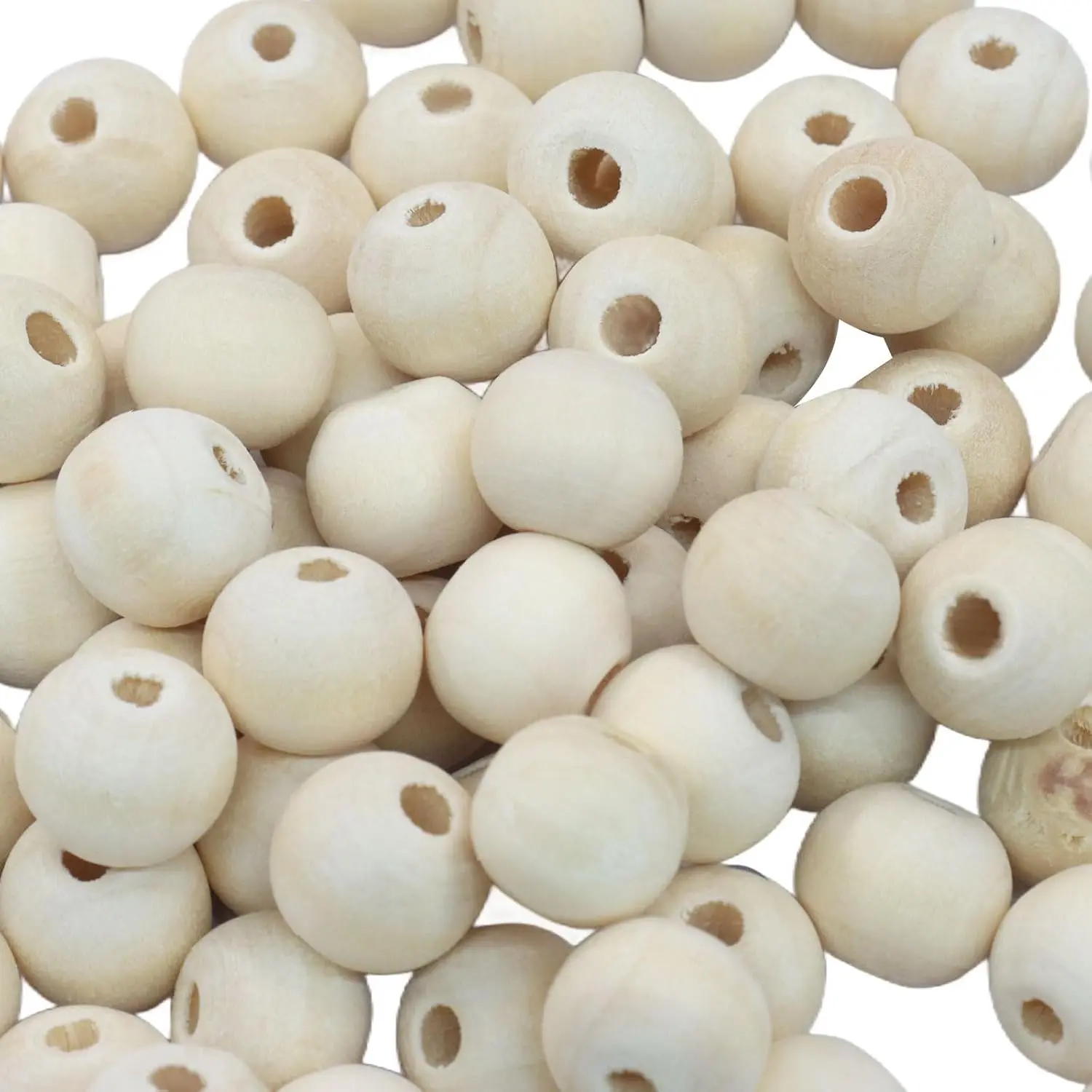 Beads, 10mm, 300 count | Small Round Wooden Balls, Unfinished, For Crafts, DIY , Dream Catchers
