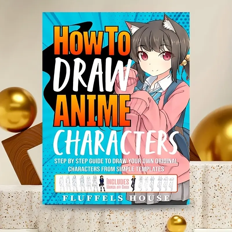 How to draw anime characters | Starting from a simple template, gradually teach you how to draw your own original characters | Material: Paper