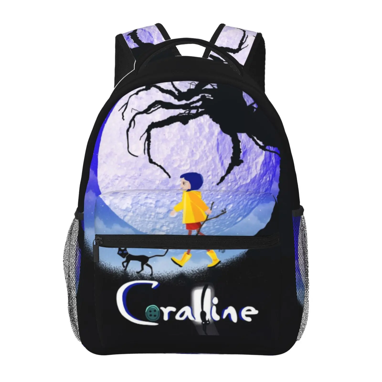 Kids backpack, Coraline2 School bag, Cute Cartoon Backpacks for girls boys, Adjustable Straps Bookbag for Office Travel Bag
