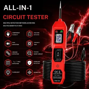 Cnbj-823 Digital Automotive DC Circuit Tester, 3.5v-36v Power Probe, LCD Voltage Display, Continuity & Polarity Testing, Auto Repair Tool