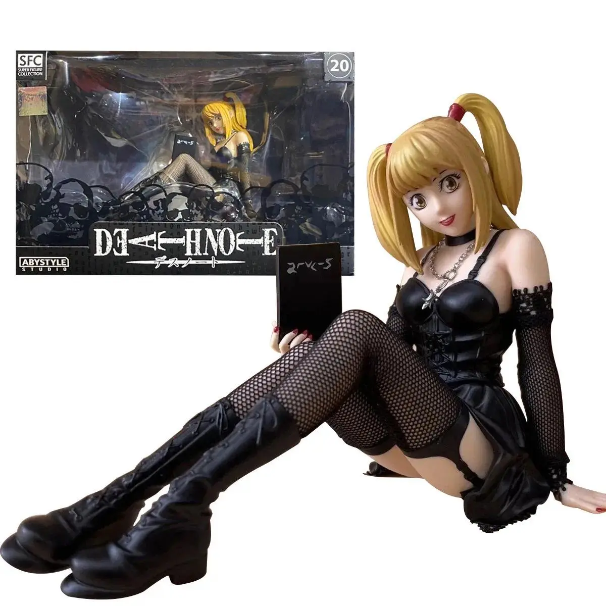 12CM Anime Death Notes  Misa Figure Toy Car Deathnote L Killer Misa Amane Figure Doll Collection Model Toy  Gift Ornament New