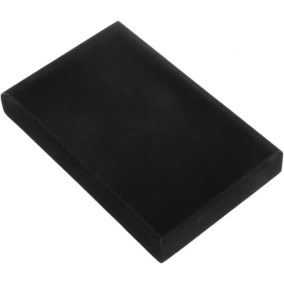Tray, Stackable  Display Organizer for Ring Earring Necklace Pendants Bracelet  Black