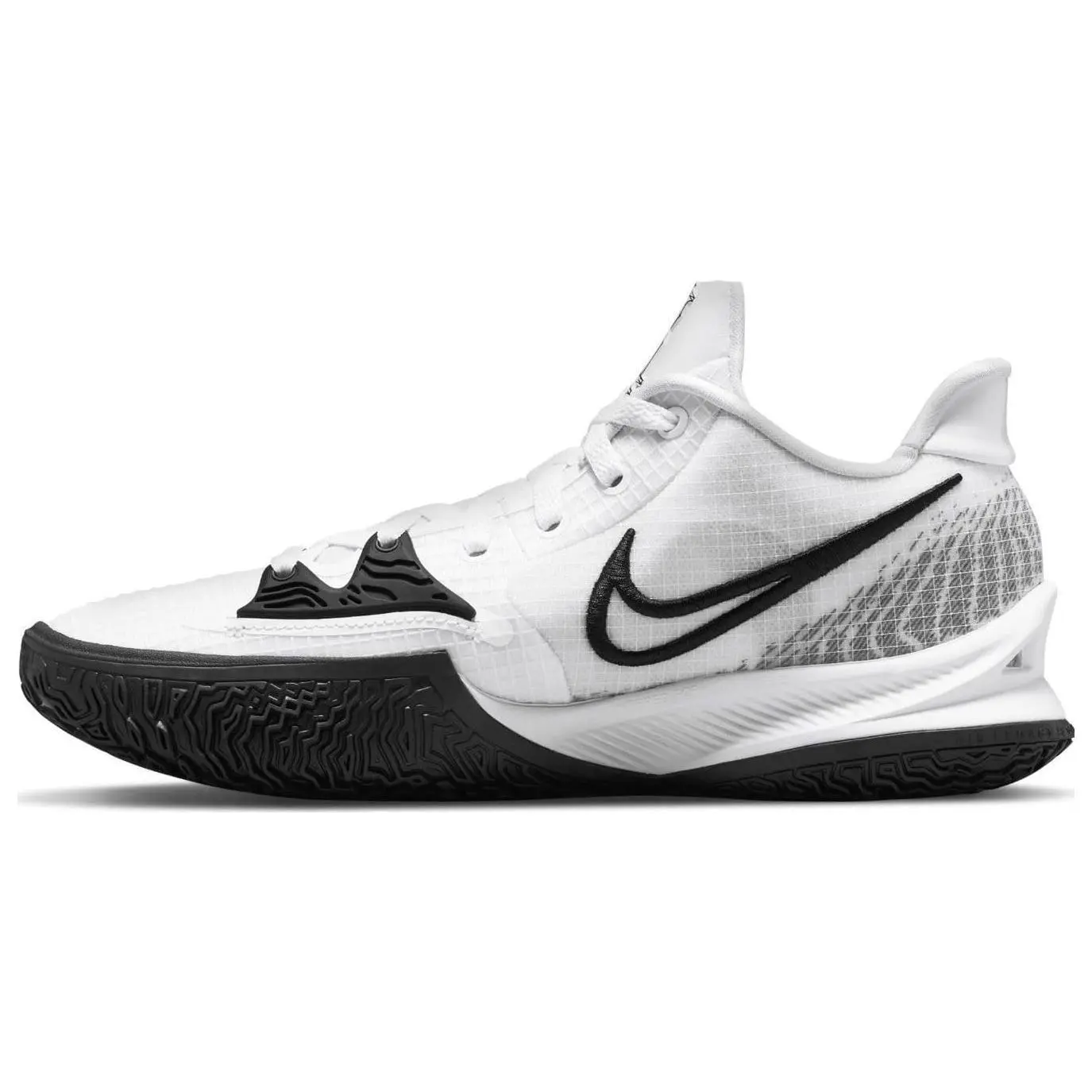 Nike Kyrie Low 4 TB White Black Basketball Shoes for Men – Cushioned, Non-Slip, Durable, Supportive Verifiable, with credentials and supporting global authentication