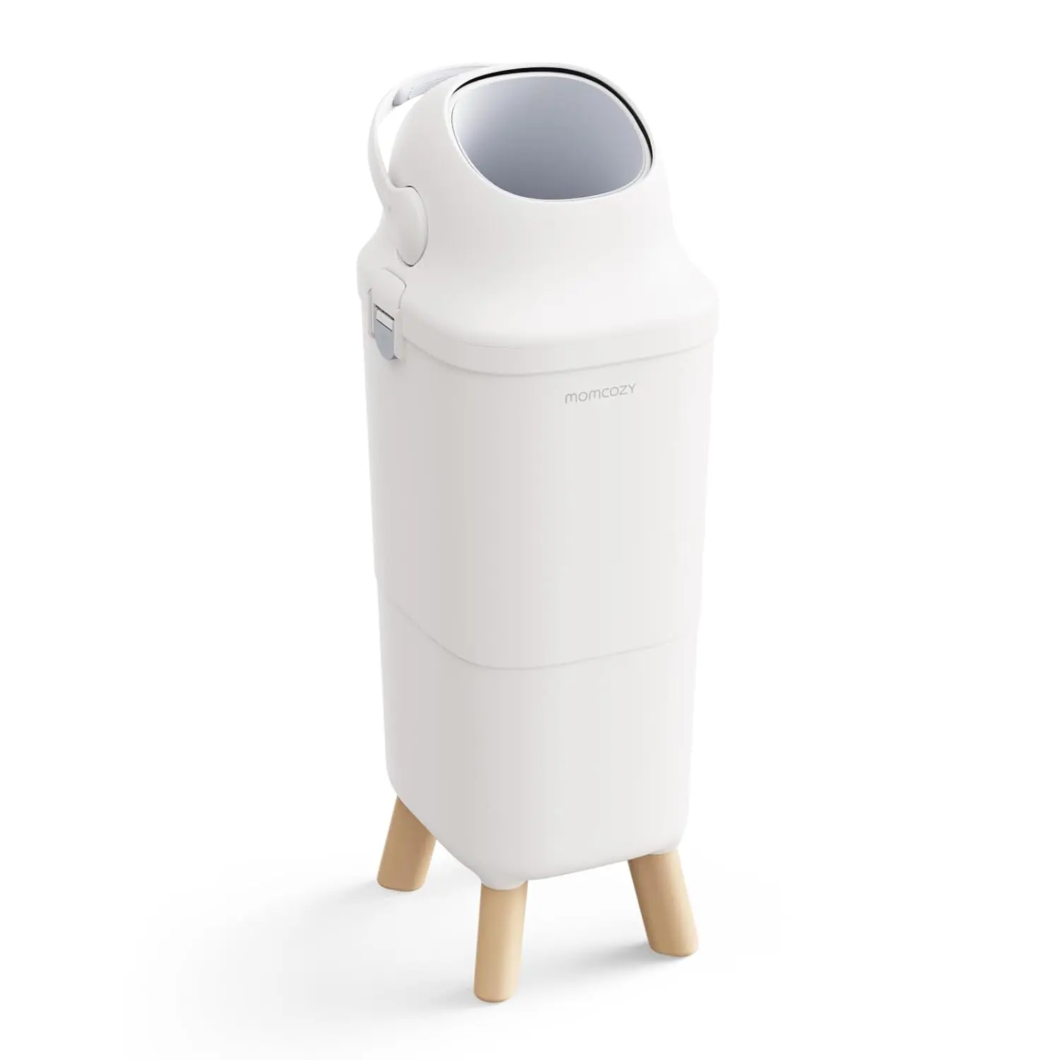 Diaper Pail with Patented Triple-Seal Odor Control, Wide Opening, Ergonomic Height, Large Capacity with Viewing Window, Childproof Lock, Fits Standard Trash Bags