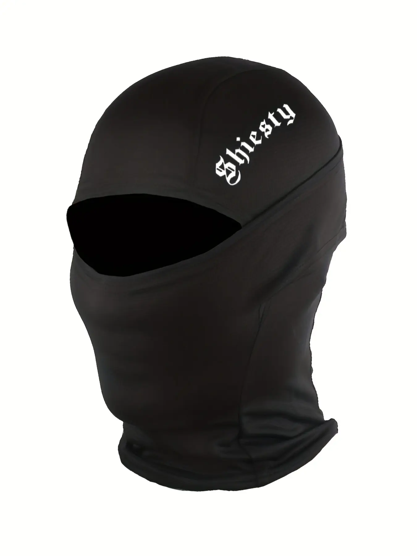 Personalized Letter Print Balaclava Hat, Unisex Full-Face Coverage Neck Mask, Windproof Dustproof Sun Hat for Outdoor Sports, Hiking, Cycling
