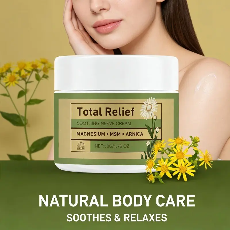 Magnesium Soothing Cream Nerves Relief Long-Lasting Hydration Prevent Drying Moisturizing Body Cream Body Care