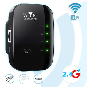2.4G WiFi Signal Extender Repeater, Long Distance WiFi Signal Booster, Covers 5000 Square Inches,Wireless WiFi Signal Extender for Home, 300Mbps, Wireless WiFi Signal Extender