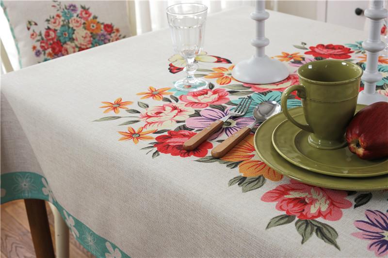 Imitation Linen Dining Chair Cushion, Seat Pad, Backrest Cushion, Pillowcase, Tablecloth, Multi-Purpose Cover Towel