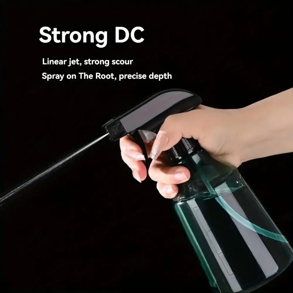 1pc 16.91oz Transparent Plastic Pressure Sprayer with Black Handle - Dual Mode DC/Spray, Ideal for Watering Plants & Household Disinfection, Durable & Easy-to-Use Design, Plant Watering Device|Spray Bottle|Durable Plastic, Watering Can for Garden