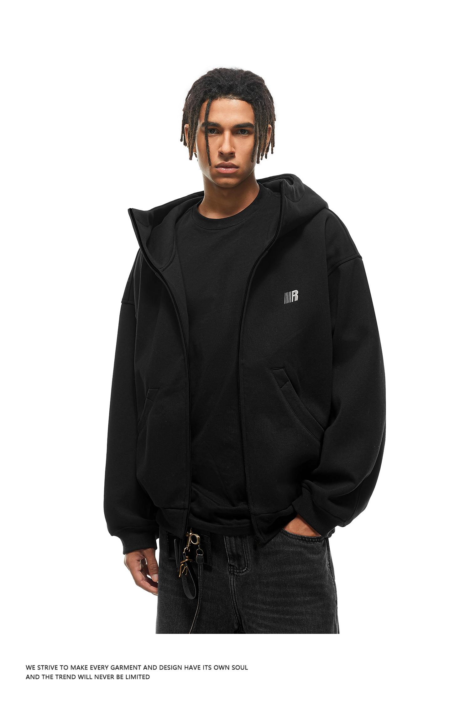 FDR Big Hood Eases Social Anxiety Hoodie High Neck Oversized Unisex Embroidered Letter Fall Cardigan Zip Up Suitable Menswear Womenswear Sweatshirt Pullover Heavyweight #Mentalhealth Tops Casual #valentinesday #tiktokshopjumpstartsale #valentinesdaygift S