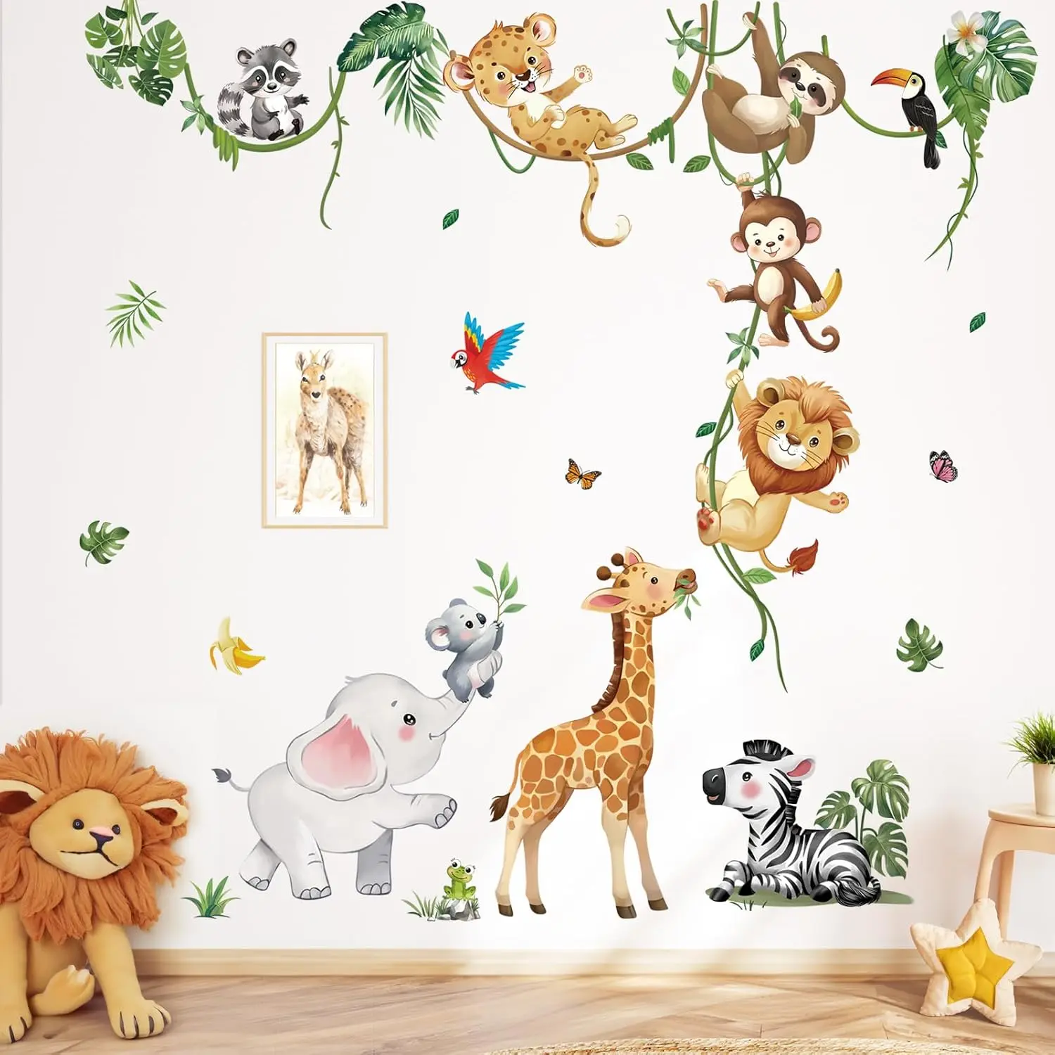 Safari  Jungle  Climbing Tree Wall  Stickers