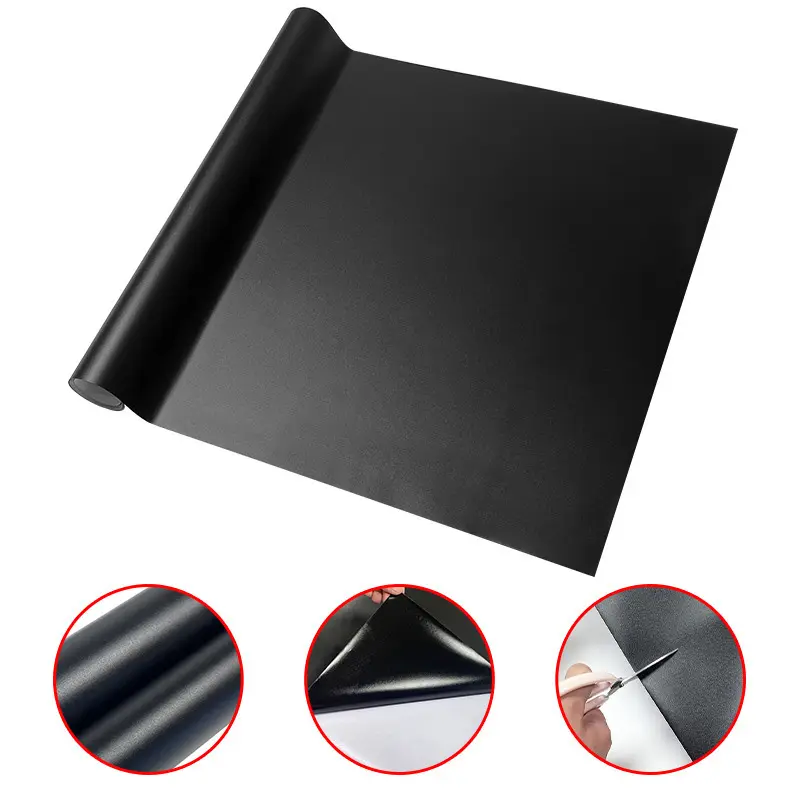 Self-Adhesive Blackboard Wall Sticker, No Drilling, Thickened, Easy to Cut, Ideal for Home, School, Office, Kids' Drawing Walls