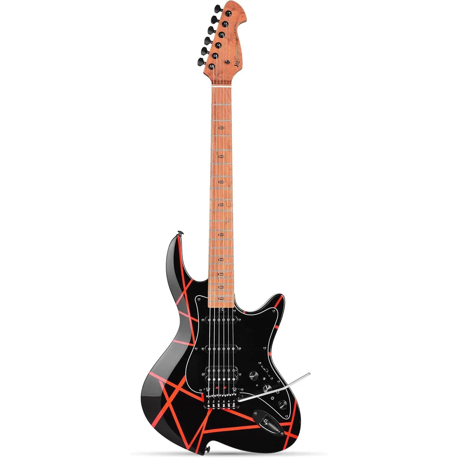 Leo Jaymz Character Series Electric Guitar with Roasted Maple Neck, SSH Active Pickups, Built-in Multi-Effects & Vintage Tremolo