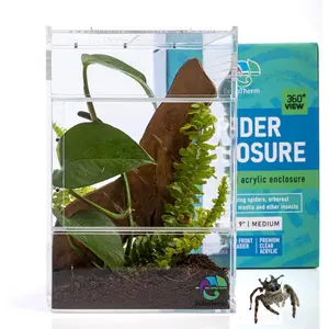 Jumping Spider Enclosure for Habitat, Terrarium Kit and Arboreal Tarantula Enclosure