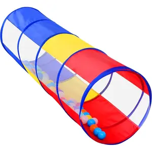 Pop Up Crawl Through Tunnel Play Tent for Toddlers, Baby, Infant, Children, Dog with 2 Mesh Sides, Kids Tunnel Toys Gift Indoor Outdoor (Colorful)fidget toys