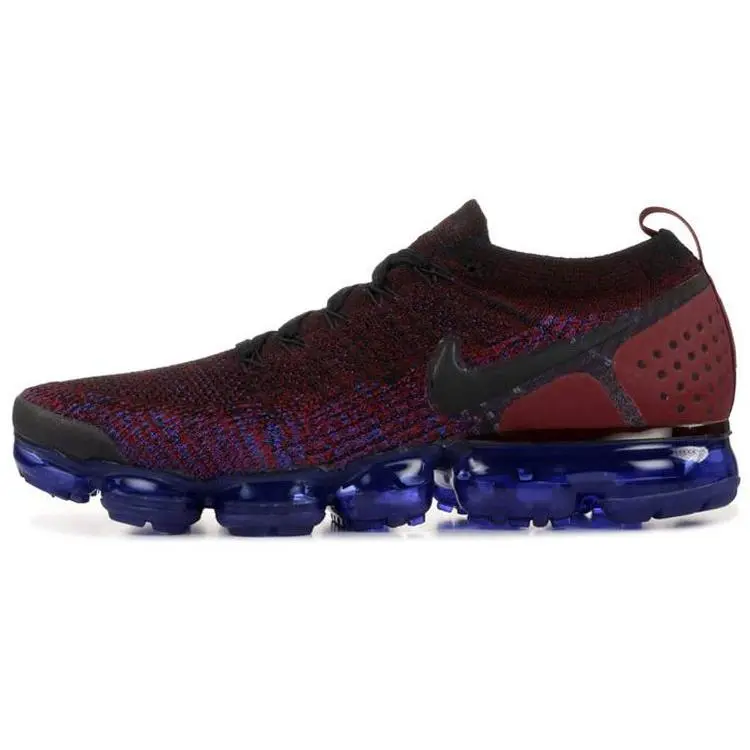 Nike VaporMax Flyknit 2 Men's Running Shoes – Team Red, Comfortable, Lightweight, Breathable Knit, Low-Top Verifiable, with credentials and supporting global authentication