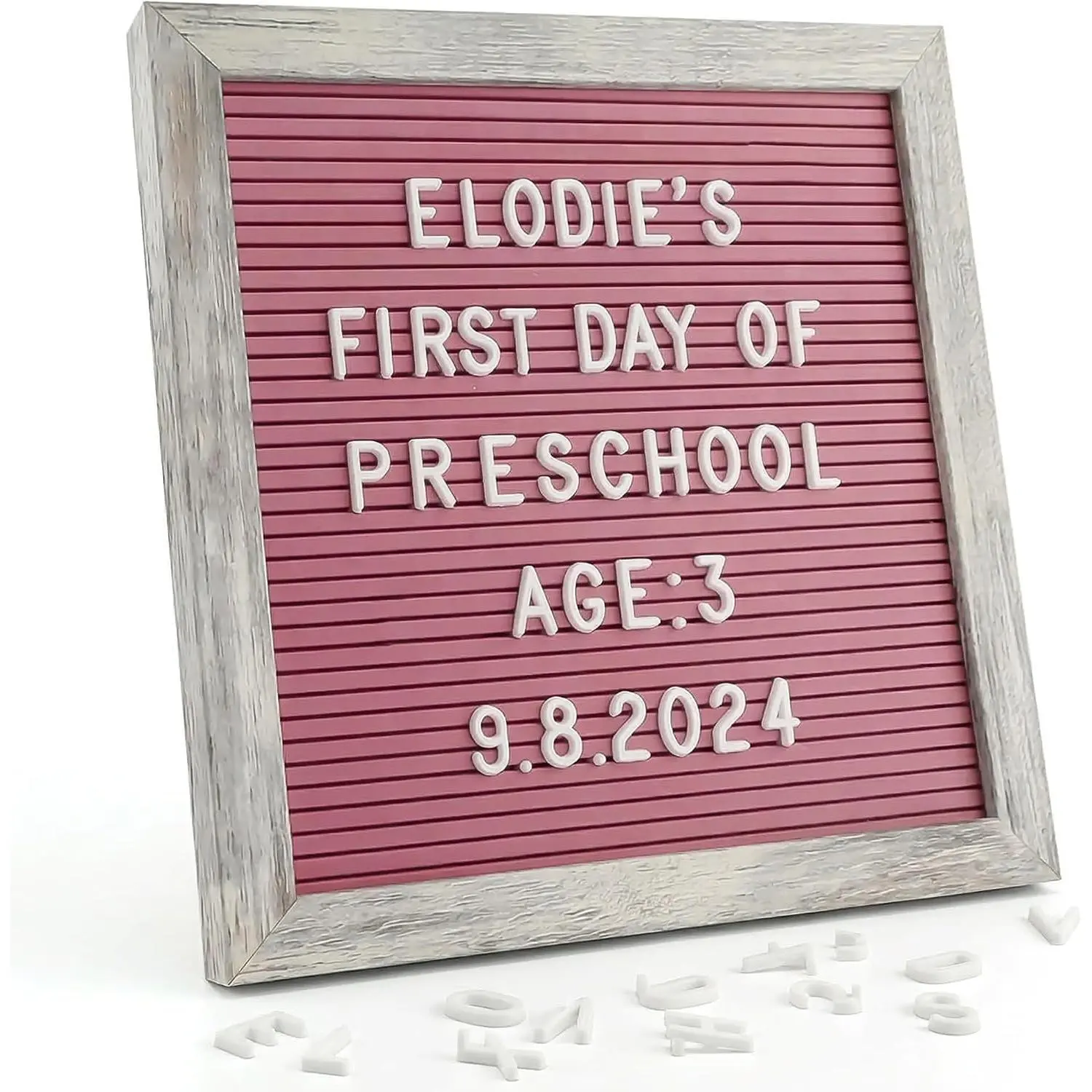 Rusti Hot  Felt Letter Board 10x10 , 336 hangeable Letters | Message board with letters, numbers & symbols for lassroom, , offie, announements and everyday messages