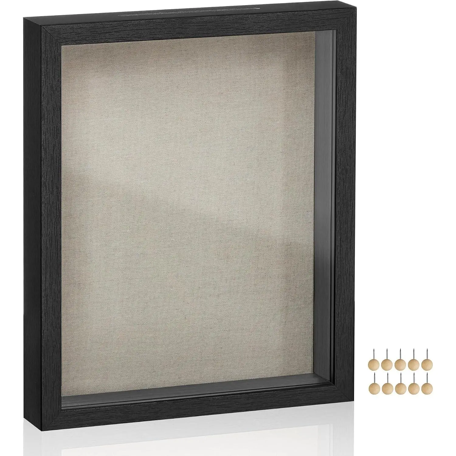 8x10 Shadow Box Frame, with Top Slot and Glass Front