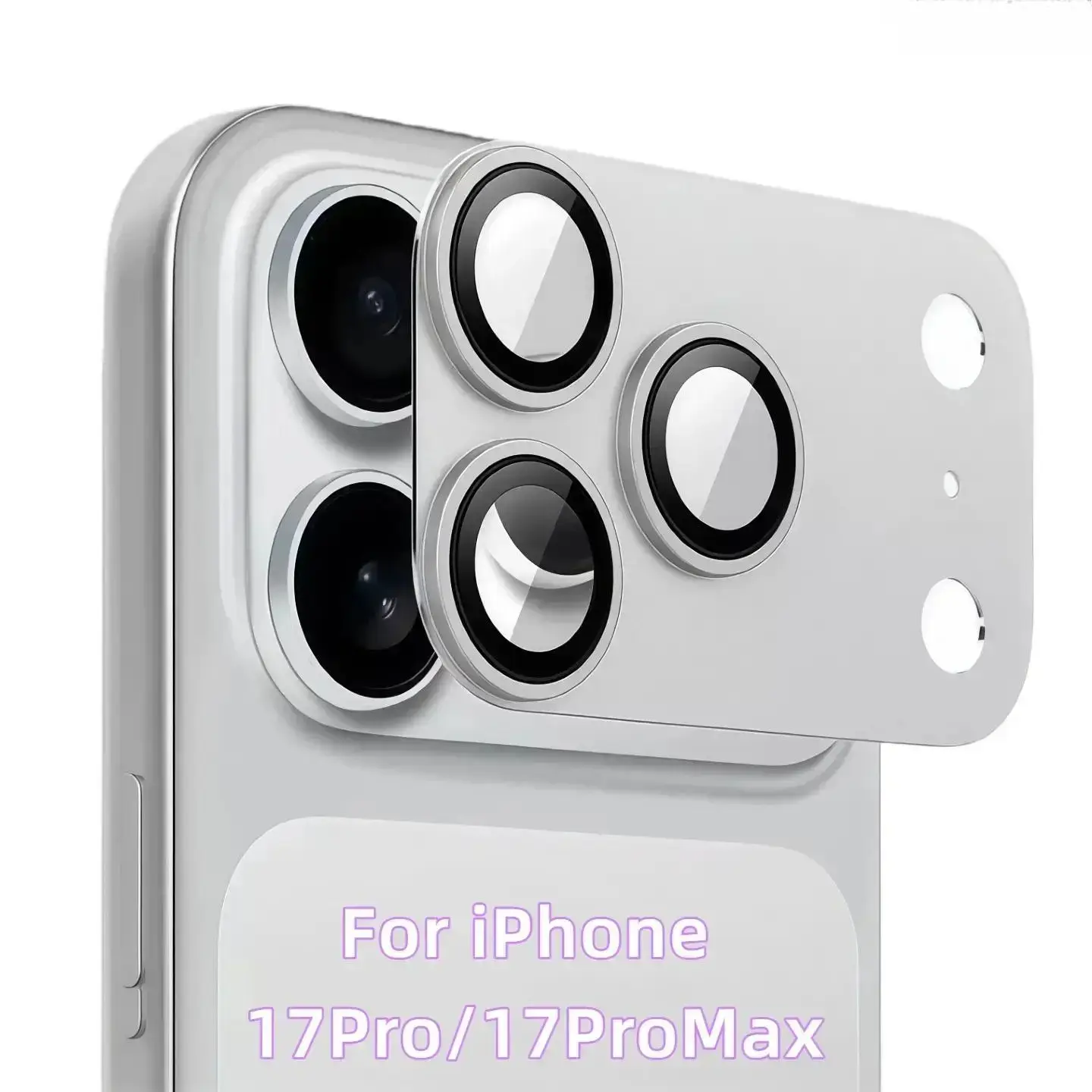 Camera Protector with Metal Frame & Hardened Glass for iPhone 17 Pro / 17 Pro Max, Full Coverage Scratch Proof Lens Protection Accessories