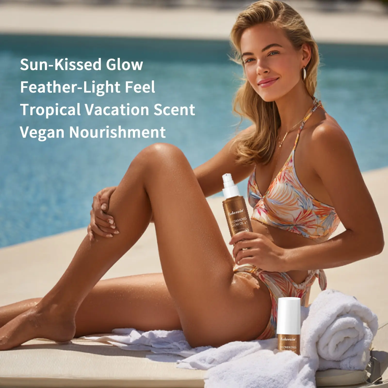 Shiny Body Oil Glow Oil Full Body Highlight Moisturizing Nourishing Skin Care, Hydrating and Softening Formula for Radiant Glow