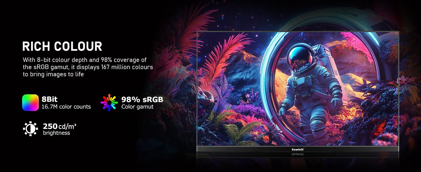 Black 24.5 Inch FHD 1080p Gaming Monitor - 300/200Hz Refresh Rate Flat Panel, 1ms Response Time, Bezel-Less, 98% sRGB, 178° Viewing Angle, Adaptive Sync, HDMI, DisplayPort, 75x75mm Wall-Mount Compatible, 300Hz Refresh Rate Computer Monitors Black 24.5 Inch FHD 1080p Gaming Monitor - 300/200Hz Refresh Rate Flat Panel, 1ms Response Time, Bezel-Less, 98% sRGB, 178° Viewing Angle, Adaptive Sync, HDMI, DisplayPort, 75x75mm Wall-Mount Compatible, 300Hz Refresh Rate Computer Monitors