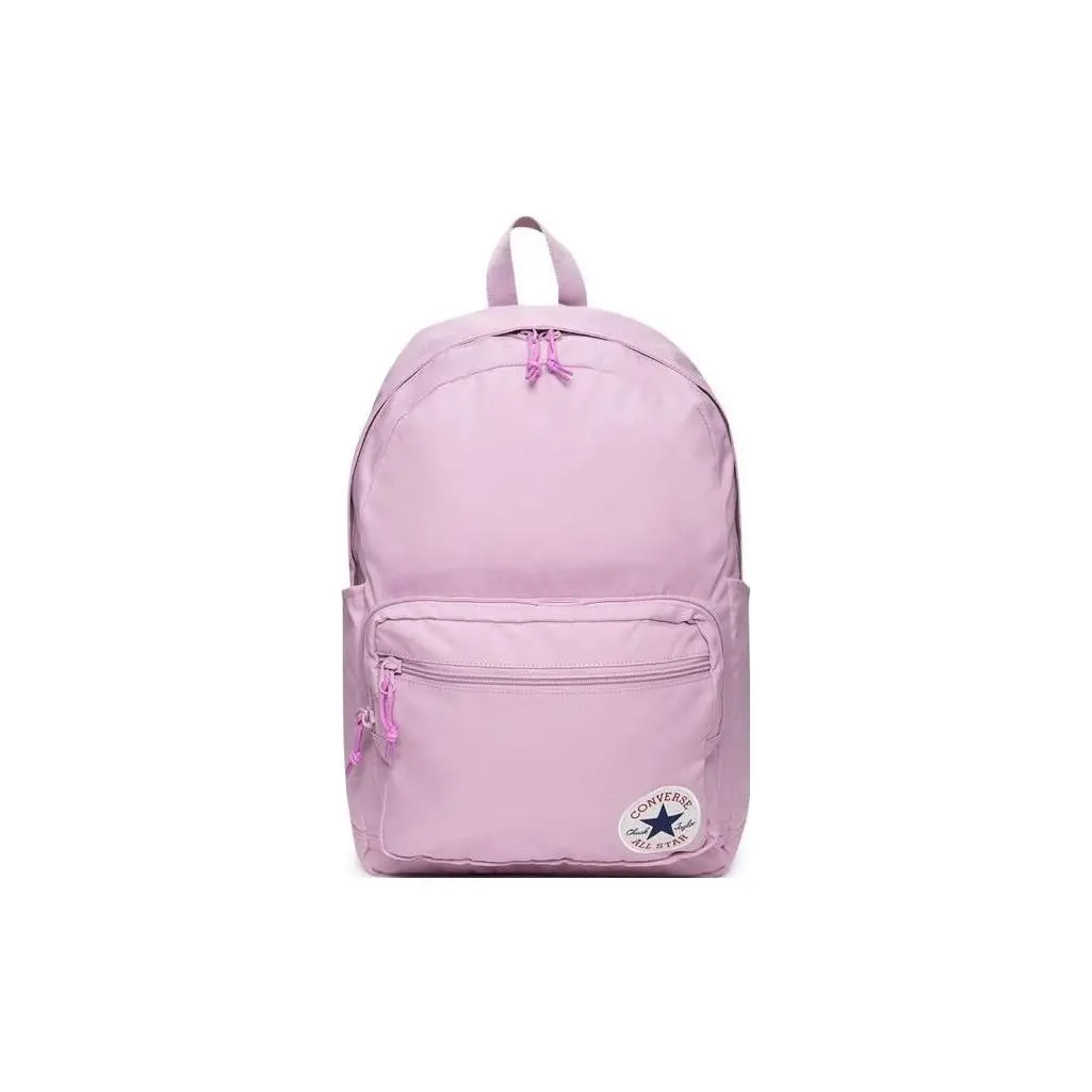Converse Star Chevron Polyester Backpack for Men and Women – Casual Pink