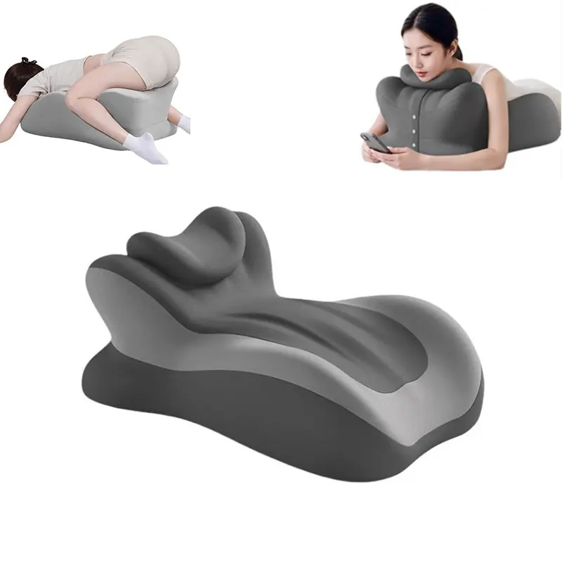 Multi-Functional Crawling Pillow with Small Pillow, Washable Cover, Non-Slip Base, Comfortable Sleep Aid for Kids, Sleep Cushion