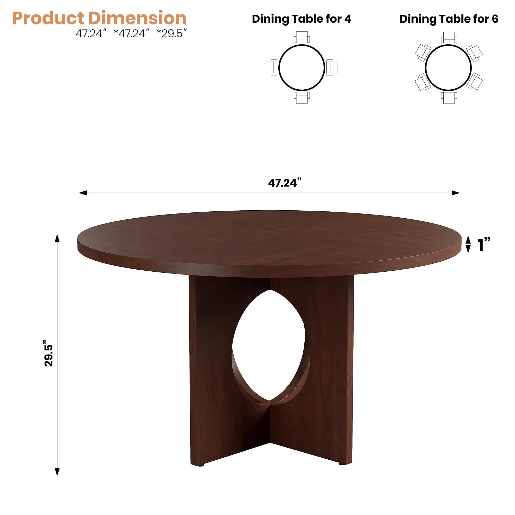 Wood grain red-brown