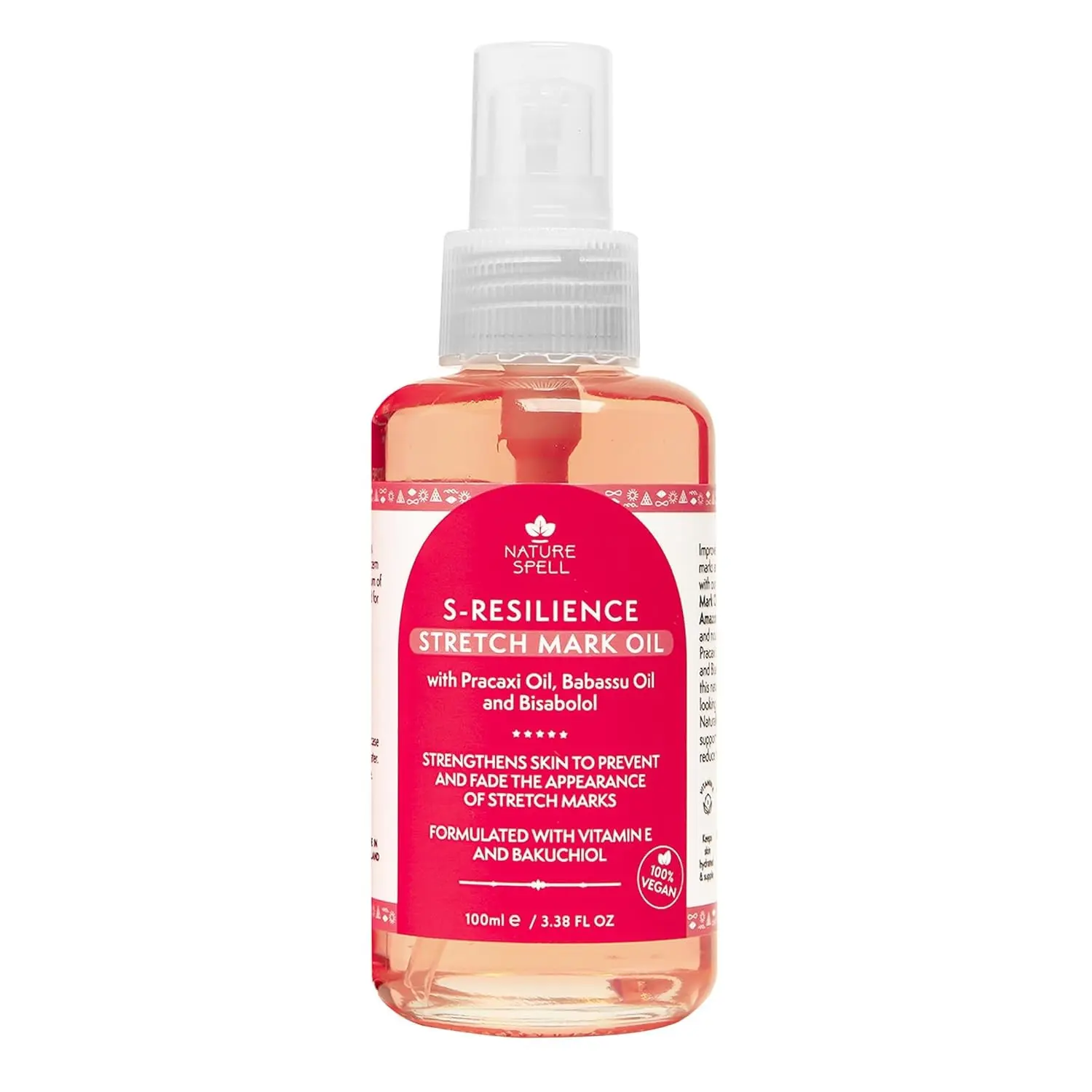 Stretch Mark Oil For Women, Vegan Body Oil, 3.38 Fl Oz For Stretch Marks Scars & Uneven Skin Tone