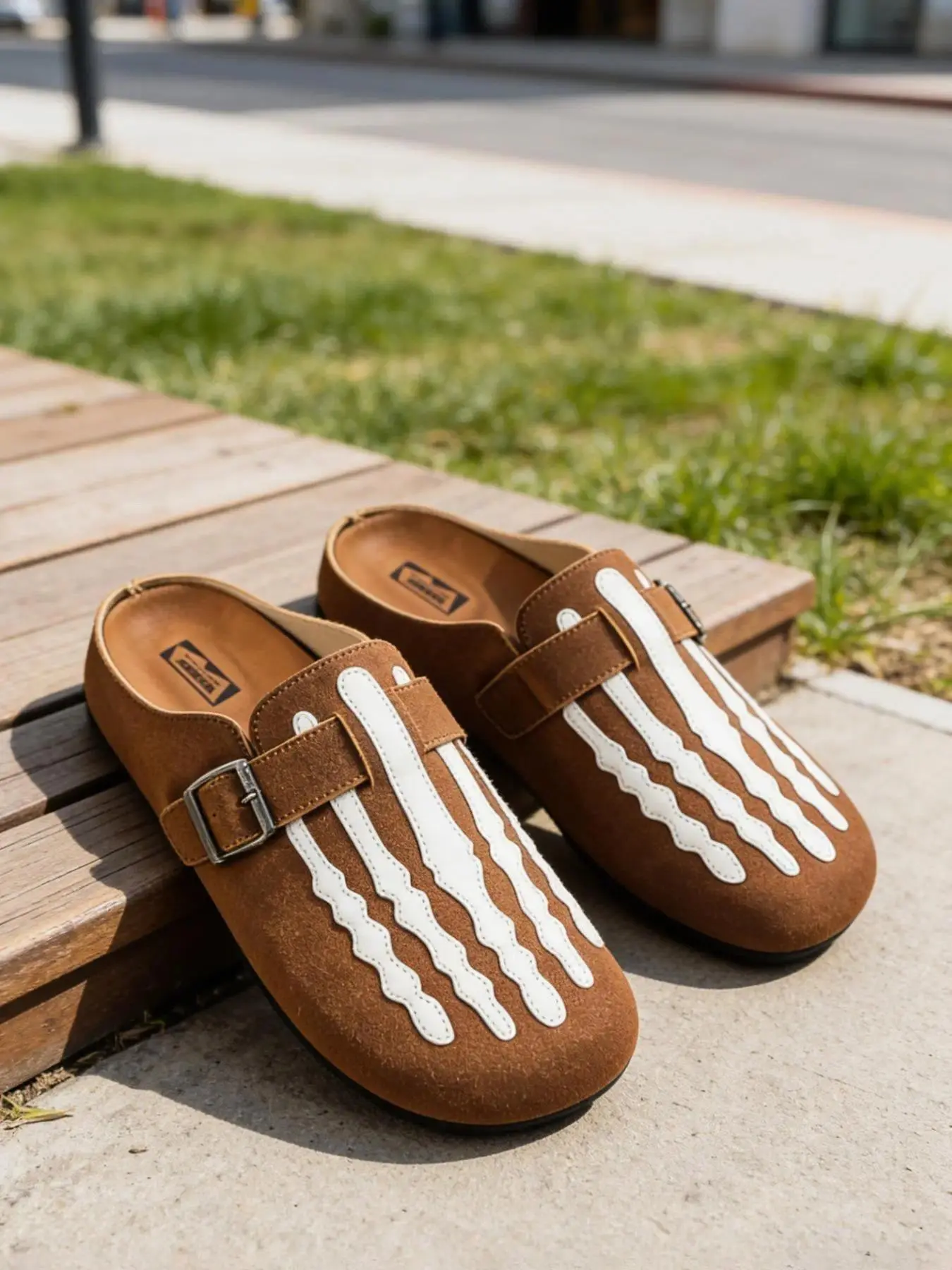 Spring Summer New Men's Half-Enclosed Sandals, Soft Skin-Friendly Material, Lightweight Design for Indoor Relaxation & Outdoor Walks Slippers Sandals Slides Soft Clogs Boston Soft Clog Fashion Summer Clogs