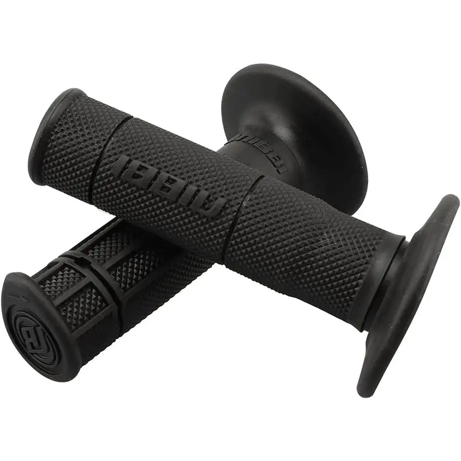 NIBBI Motorcycle Hand Grips,7/8" 22mm 24mm Dirt Bike Grips,Universal Motorcycle Handlebar Grips,ATV Twist Throttle,Non-Slip Rubber Racing Grip for Motocross